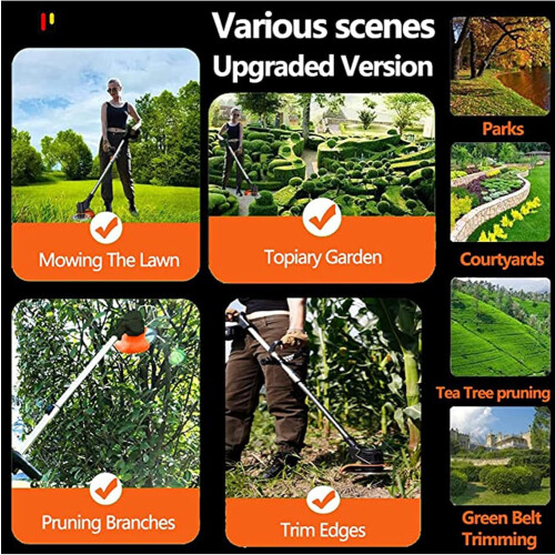 Metal Blade Strimmer Cordless Grass Edger Lithium 2