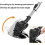 Metal Blade Strimmer Cordless Grass Edger Lithium 5
