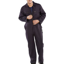 BEESWIFT HEAVYWEIGHT BOILERSUIT NAVY BLUE 38