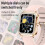Smartwatch with Phone Function Rhinestones 1.57'' HD  Android/iOS Gold 6