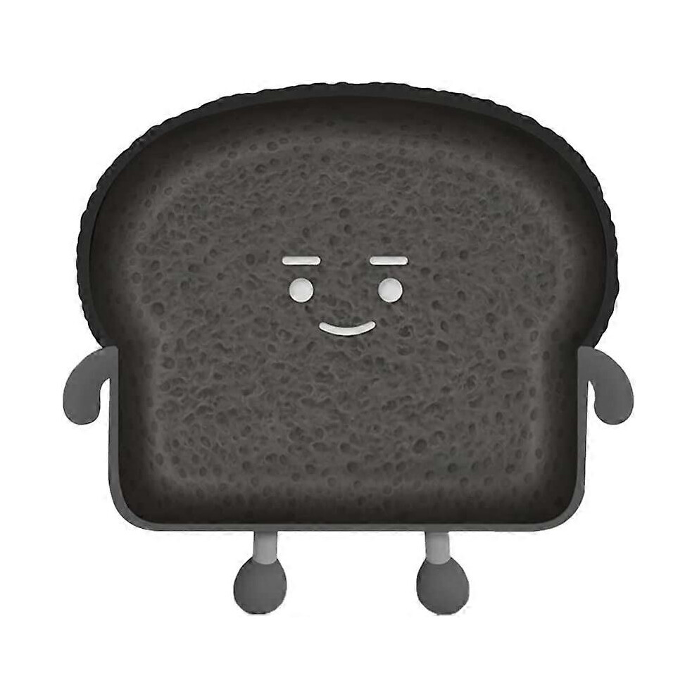 Konhill (As Show, One Size) Bread Plush Pillow Toast Plush Toyslice Stuffed Bread Doll Toddler Hugging Pillow Home Bedroom Decoration Sofa Cushion (Burnt-15.4