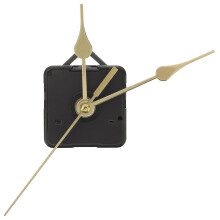(As show, One size) Fashion Simple Clock Movement Accessories DIY Watch Parts Scanning Fluorescence Clock Needle Movement No Battery (Golden)