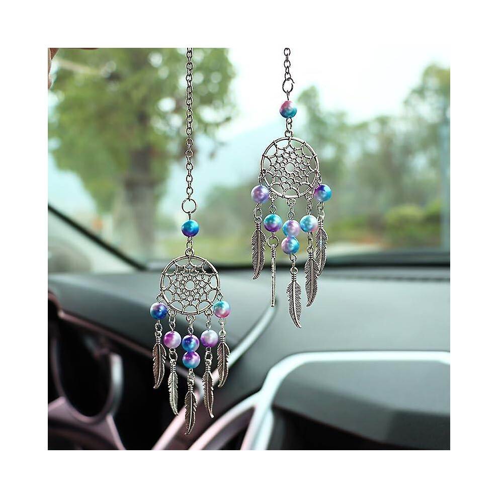 (As Show, One Size) Rear View Mirror Accessories - Car Mirror Hanging Accessories - Car Pendant, Car Charms Ornament For Men And Women Hanger(Dreamcat 5061429069219