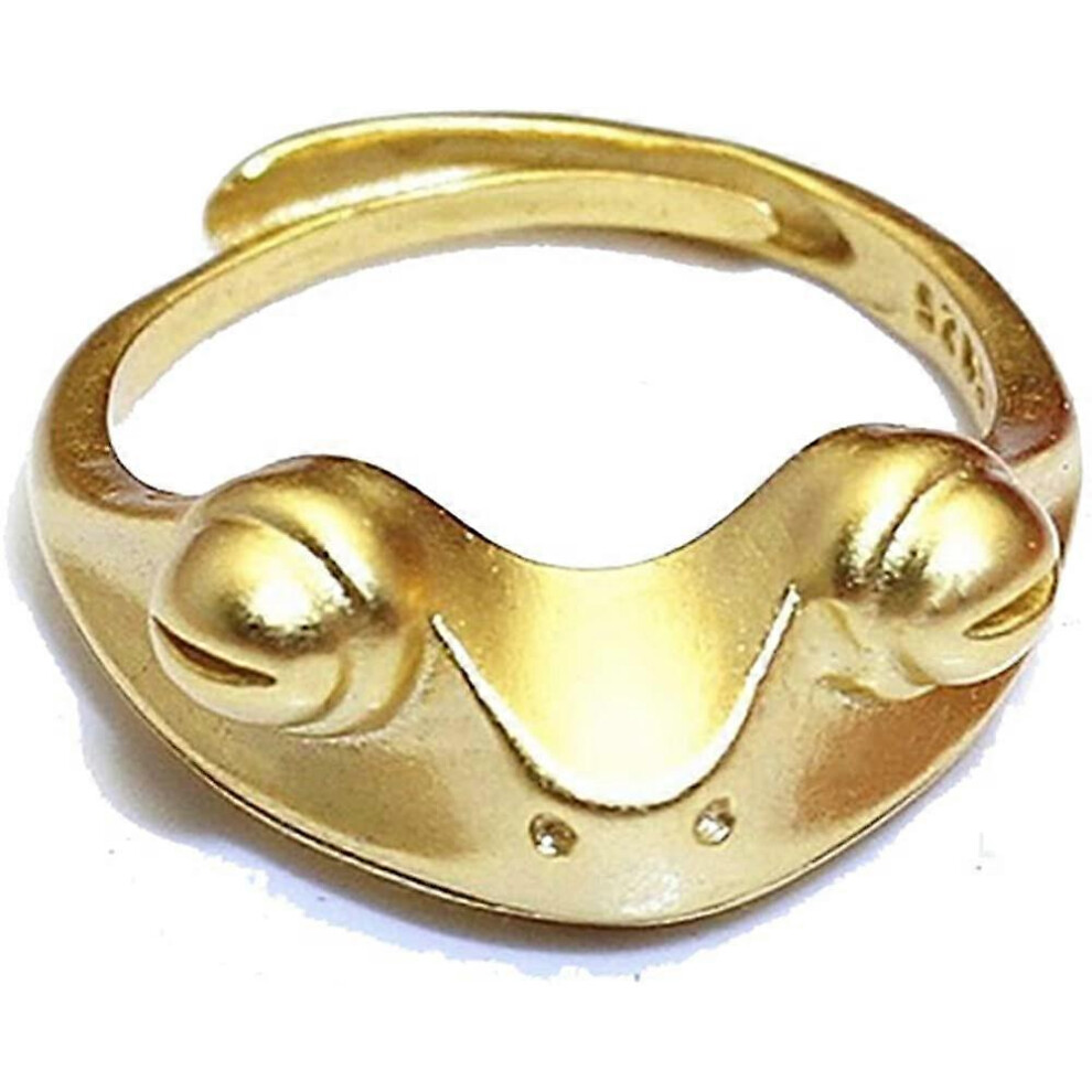 Konhill (As Show, One Size) Vintage Animal Open Ring, Adjustable Frog, Snake, Dragon, Cat Finger Ring For Women Men Teen Girls Boys Fashion Party Jewel Silver