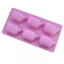 Pusheens  Molds Silicone Anime Cat DIY Baking Accessories Cake Decorating Tools Candy Ice Cakes Cookie Mould Kids Christmas Gift