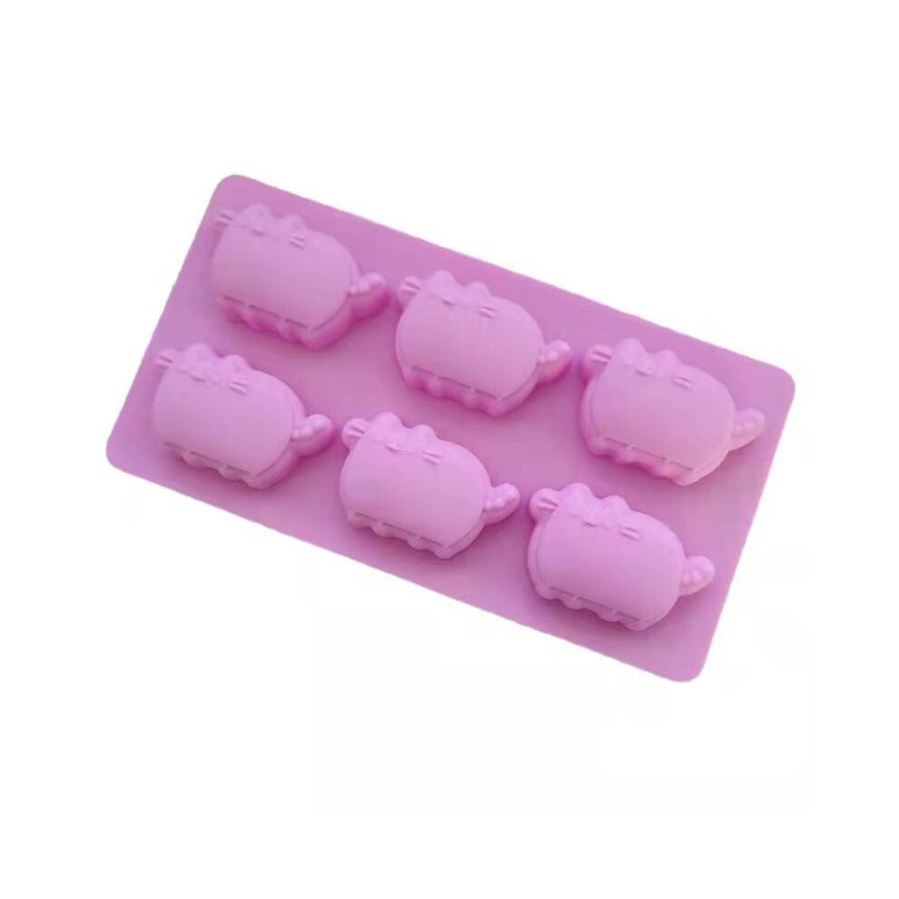 Pusheens  Molds Silicone Anime Cat DIY Baking Accessories Cake Decorating Tools Candy Ice Cakes Cookie Mould Kids Christmas Gift
