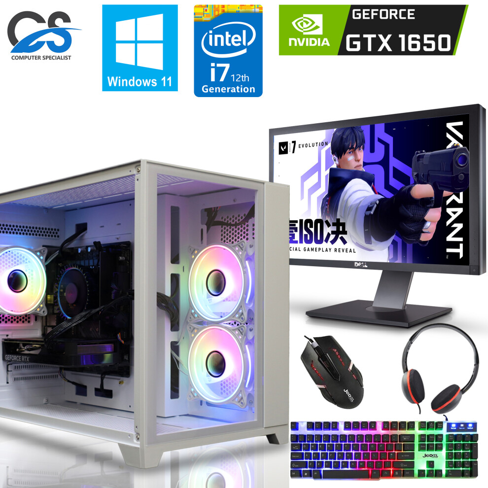 Gaming PC Bundle Intel i5 12400F 32GB DDR4 1TB M.2 NVMe 4GB GTX 1650-image-OPC-P86KSW2-NEW