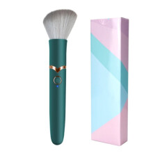 (Green) Makeup Brush Bullet Vibrator Dildo for Women G-Spot Nipple Clitoral Massager AV Magic Wand Female masturbation