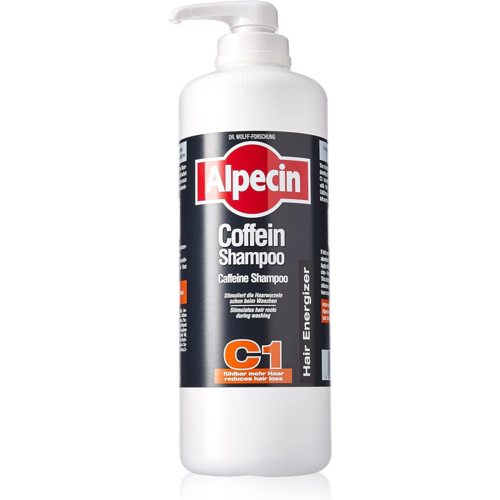 Alpecin C1 Caffeine Shampoo 1250mL | Hair Energizer | Reduces Hair Loss | Hair Regrowth | Anti-Dandruff Treatment | Healthy Scalp