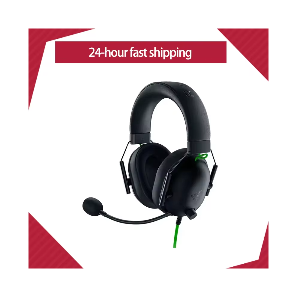 Razer BlackShark V2 X Wired Esports Headset Advanced Passive Noise Cancellation, 7.1 Surround Sound, Hyperclear Cardioid Mic