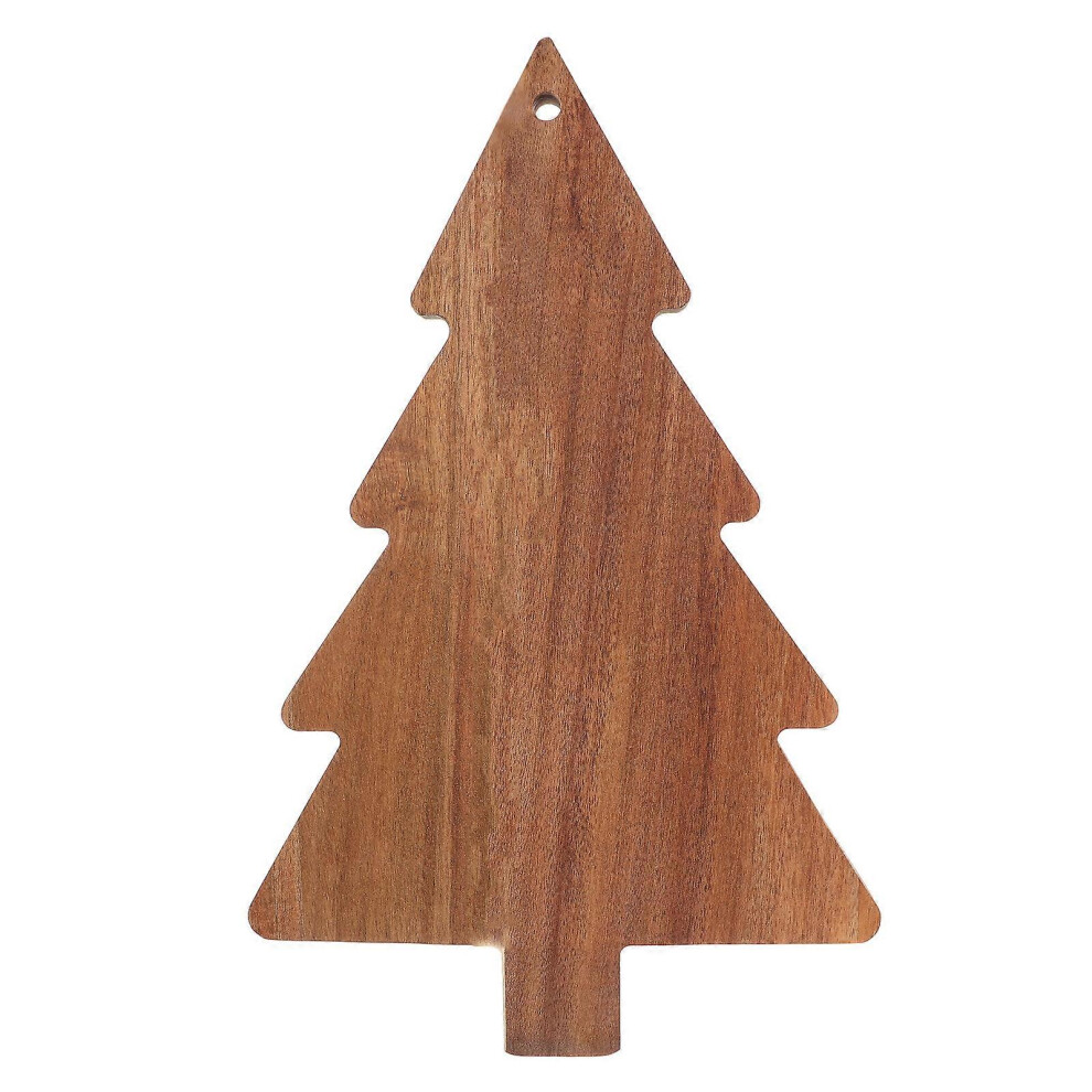 Kricely (As Show, One Size) Kitchen Chopping Board Platter Cheese Vegetables Tray Christmas Tree Board
