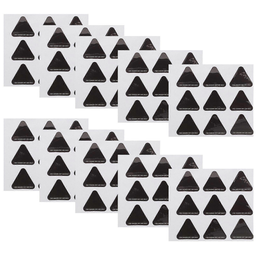 Kricely (As Show, One Size) 10Pcs Color Change Equipment High Temperature Warning Sticker Caution Scald Label Sticker