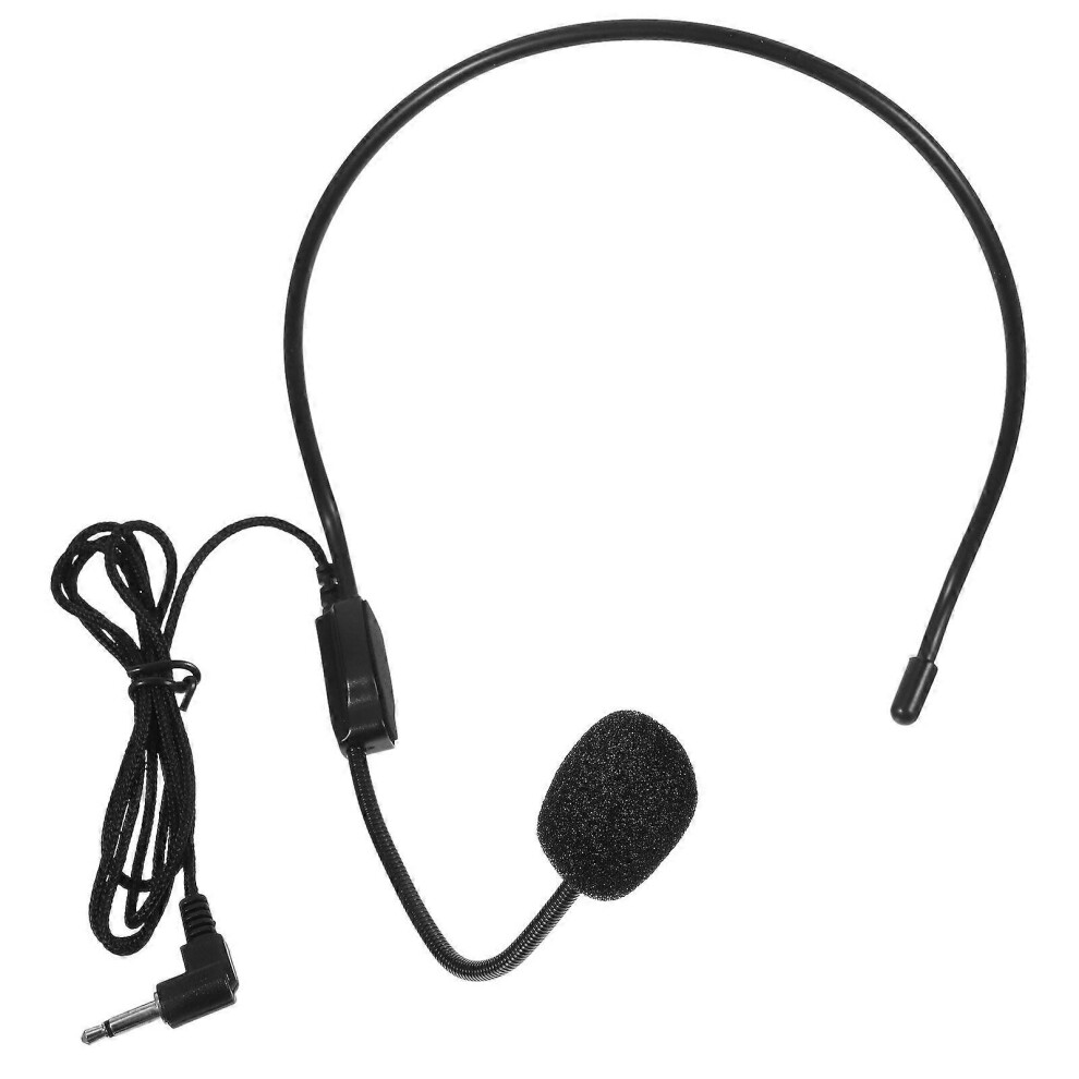 Kricely (As Show, One Size) 4Pcs Microphone Headset Mic Wired Headset Microphone Speaking Presentations Microphones
