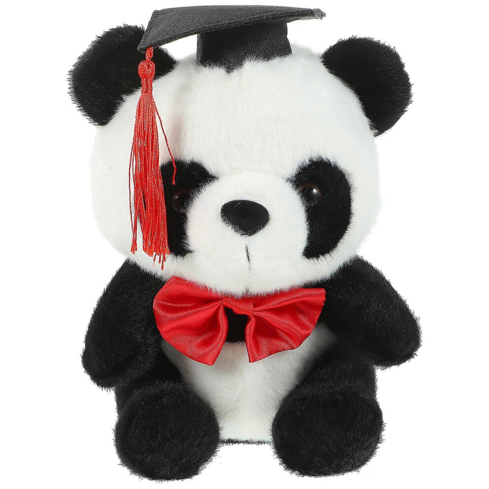 Kricely (As Show, One Size) Graduation Panda Stuffed Panda Doll Adorable Plush Panda Toy Cartoon Stuffed Panda Gift