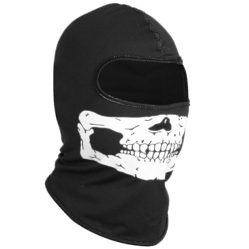 (As Show, One Size) Skull Balaclava For Skiing Motorbike Sports Costumes 5063611390873