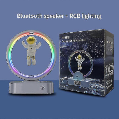 (A Gold, One size) Clock Bluetooth Speaker Clock Table Gio Table Clock Bedroom Decoration Table Clock Bedroom Gio Glowing Alarm Clock 1