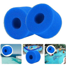 (As show, One size) Filter Sponge, Reusable And Washable, Suitable For Spa, Swimming Pool, Bathtub Jskee