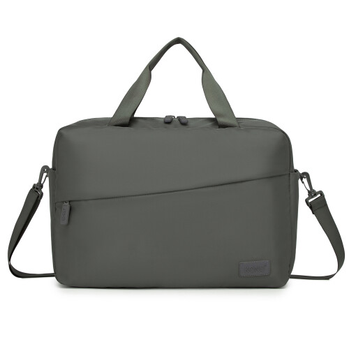 (Grey) Total 4PCS Lightweight Durable Soft Shell Suitcase Set And A Travel Bag 2