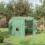 Outsunny Outsunny 2.5 x 2m Walk-In Polytunnel Greenhouse with Roll Up Door Windows Green 1