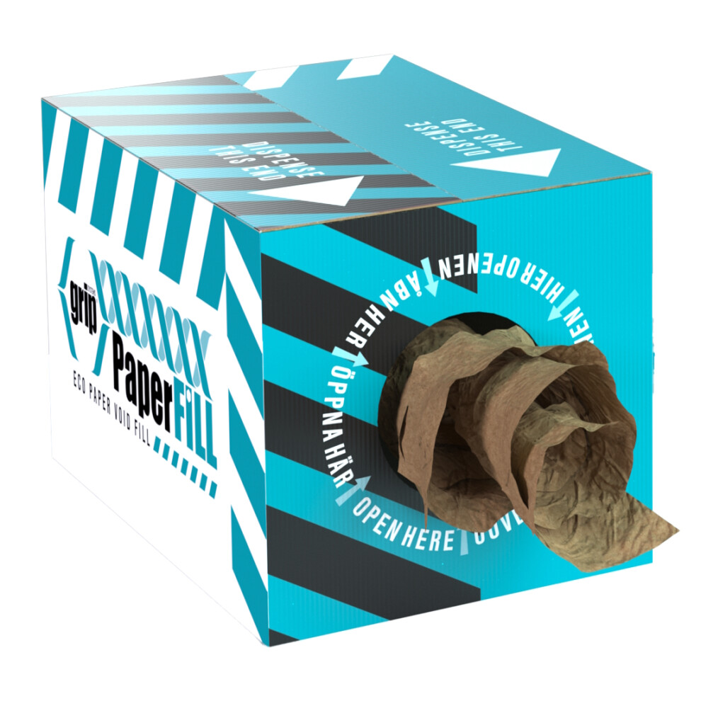 Kabalo Eco Void Fill Paper Roll - Recycled Single-Ply Parcel Fill, 375Mm X 350M, Easy-Open Box