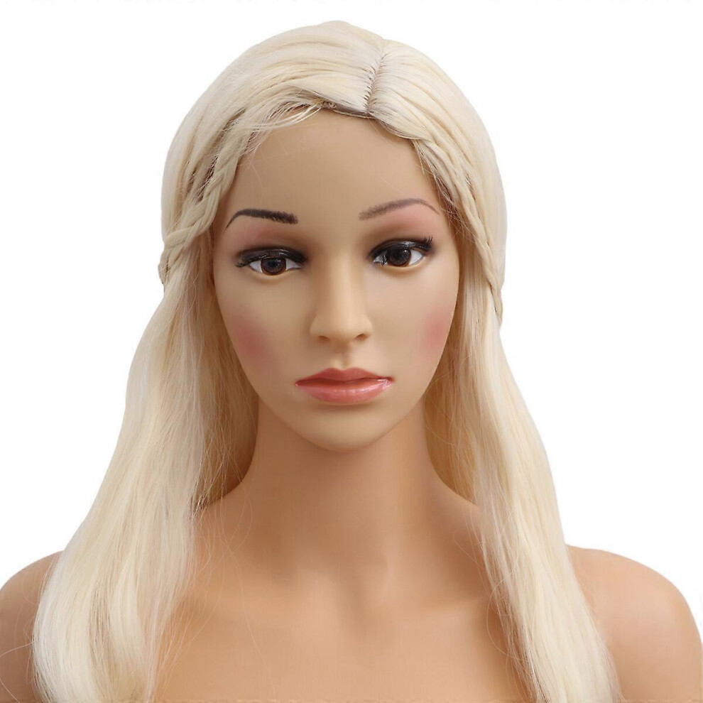 Kricely (As Show, One Size) Long Curly Wig Women Cosplay Wig Ladies Costume Long Hair Wig