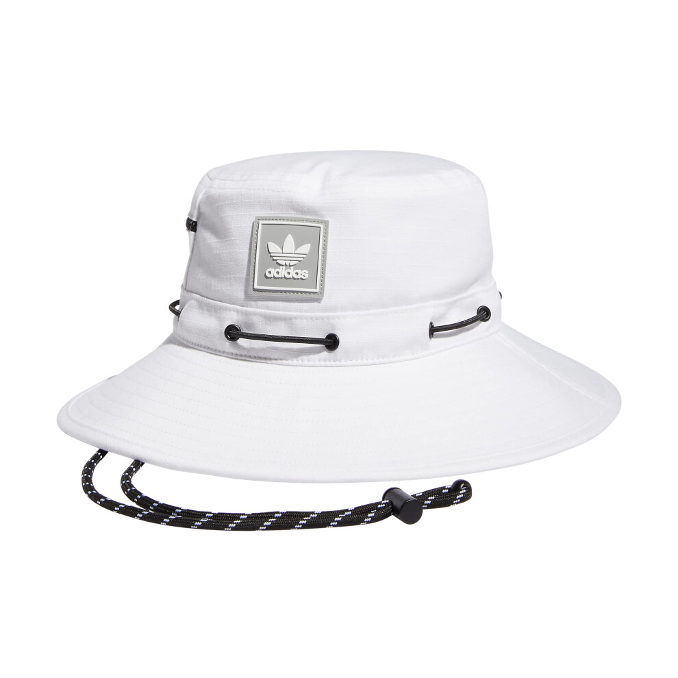 adidas Originals Utility Boonie Bucket Hat  White/Stone Grey  One Size