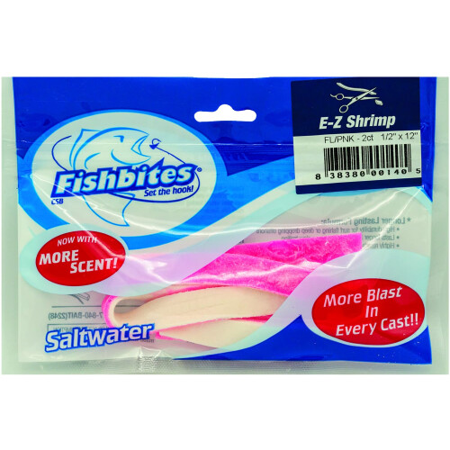 Fishbites E-Z Shrimp - Länger haltbar (FleshPink)
