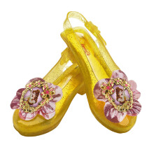 Disney Princess Beauty and the Beast Belle Sparkle Buty Oficjalne akcesoria kostiumowe Disneya Klasa wiekowa 4+ Pasuje do rozmiaru 6