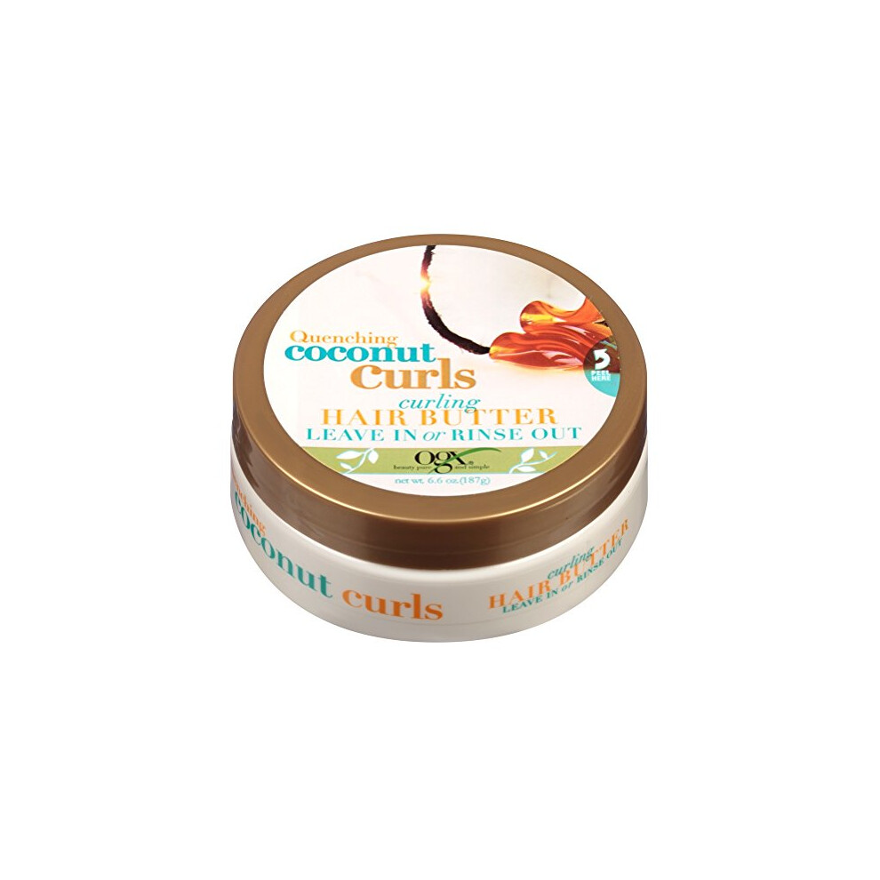 Ogx Quenching Coconut Curls Curling Hair Butter 6.6oz (2 Pack)