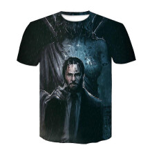 (150, T-390) John Wick 3d T Shirt Men Women Children Fashion Casual Boy Girl Kids Short Sleeve Printed Cool Tops Tees