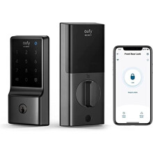 eufy Security C210 Inteligentny zamek Zamek do drzwi z dostępem bezkluczykowym 5 w 1 Wbudowany rygiel Wi-Fi Inteligentny zamek do drzwi Nie wymaga mo