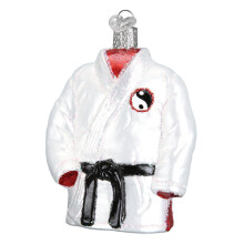 Old World Christmas Sports Collection Glass Blown Ornaments for Christmas Tree Martial Arts Robe