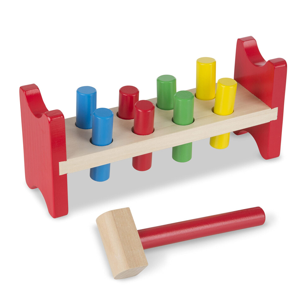 Melissa & Doug Deluxe-Holz-Schlagspielzeug Mit Hammer-image