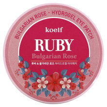 [Koelf] Patch per occhi in gel idratante alla rosa bulgara Ruby 60pcs/30paia