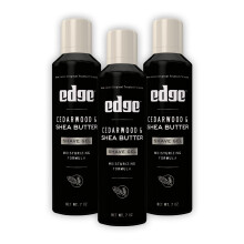 Gel de barbear de borda para homens Cedarwood & Shear Butter 7oz (3 pacote) - Gel de barbear para homens que hidratam protege e acalma para ajudar a r