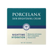 Porcelana Nachtcreme - Neue Formel zur Minderung dunkler Flecken & Hautunregelmäßigkeiten - Feuchtigkeitsspender mit Vitaminen & Antioxidantien