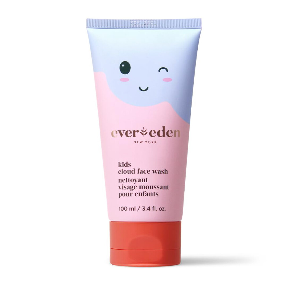 Evereden Kids Cloud Face Wash Tropical Sorbet 3.4 Fl Oz - Crema Deliziosa Per La Pelle Sensibile Dei Bambini, Non Tossica E Facile Da Usare-image