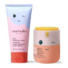 Kids Happy Morning DUO: Vegane Hautpflege für Kinder – Waschgel & SPF 20 Gesichtscreme, Nicht-toxisch & Einfache Anwendung