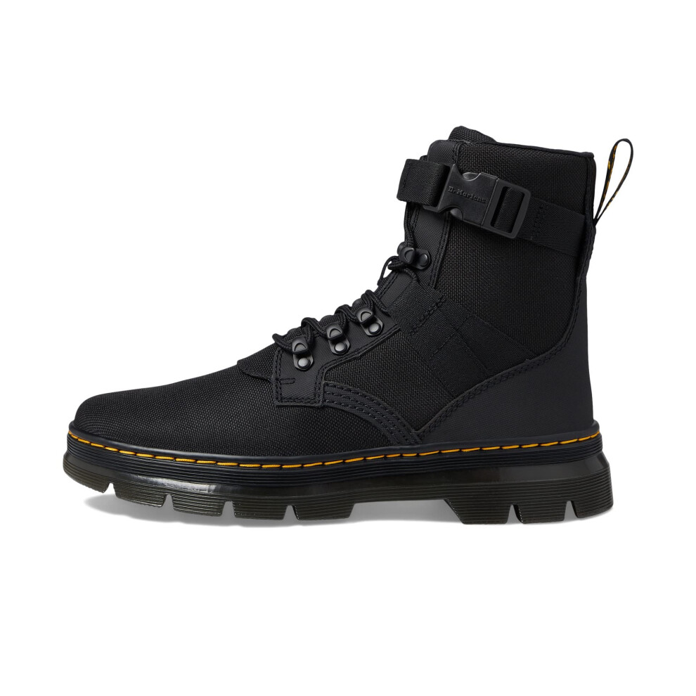 Dr. Martens Unisex Combs Tech Ii Combat Boot, Black, 12 Us Women-image