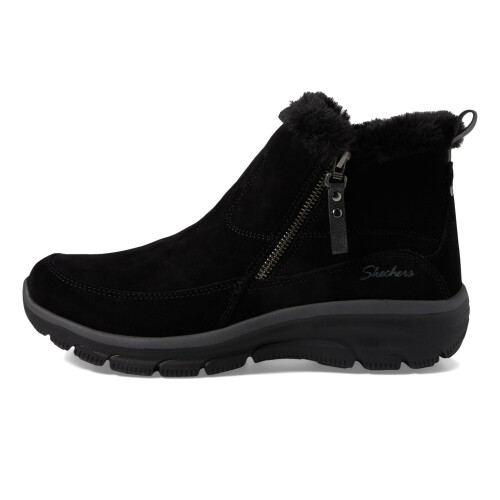 Skechers Skechers Γυναικεία Μποτάκια Easy Going-Cool Zip, Μαύρα, 6.5