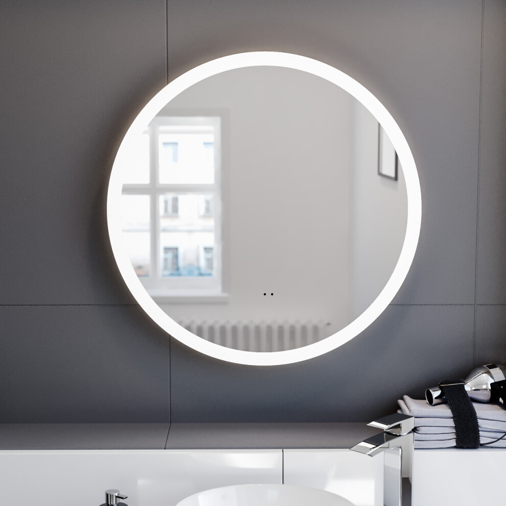 Nes HomeRound Motion Sensor Bathroom LED Mirror Demister Anti-fog 600mm