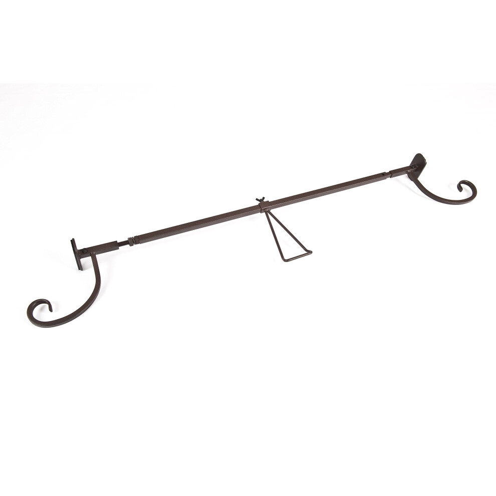 [Front Door Garland Hanger] - Adjustable to Different Door Widths | Heavy-Duty Cast Iron | Decorative Christmas and Holiday Decor | No Nails or Screw