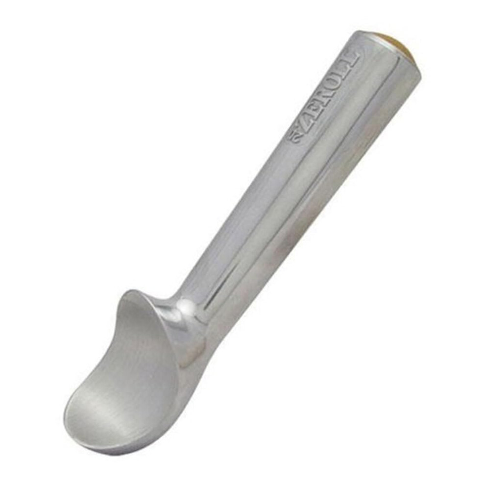 Zeroll 1020 Original Ice Cream Unique Liquid Filled Heat Conductive Handle Simple One Piece Aluminum Design Easy Release 40 Scoops per, 2-Ounce, Silv