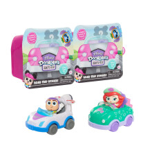 Disney Doorables Lets Go Vehicles 2-Pack Series 1 – 2 Surprising Rolling Vehicles (44573), Amazon Exclusive