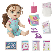 Baby Alive Time for School 12-Inch Doll Set with Backpack, Juice Box, Worksheets & Stickers (Amazon Exclusive) - F8386