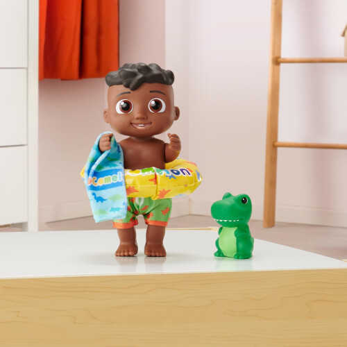 CoComelon - Splish Splash Cody Doll with Dino Bath Squirter and Water 2