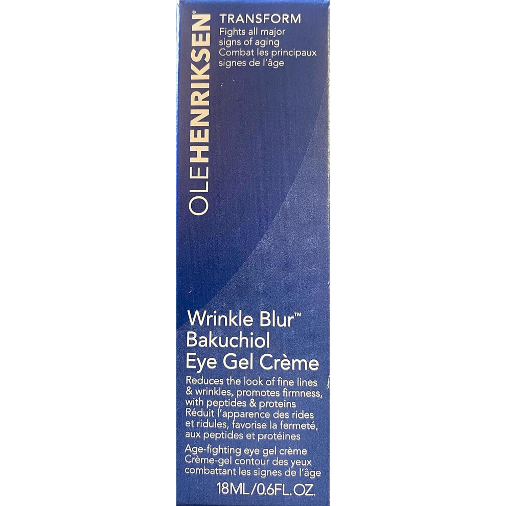 Ole Henriksen Wrinkle Blur Bakuchiol Eye Gel Crã¨Me 18Ml