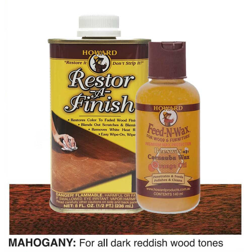 (Mahogany) Restor A Finish with Feed N Wax Set