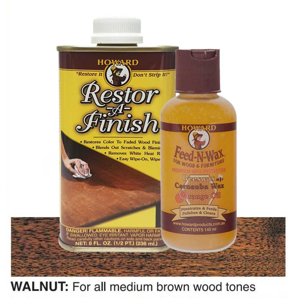 (Walnut) Restor A Finish With Feed N Wax Set 5060288604142