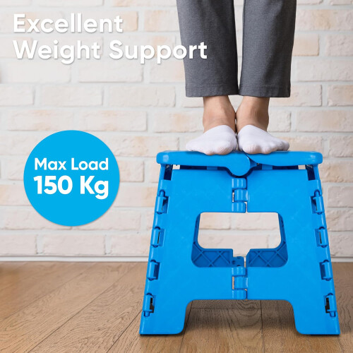 Vivo Folding Lightweight Step Stool Heavy Duty Portable Plastic Non Slip Multipurpose 1
